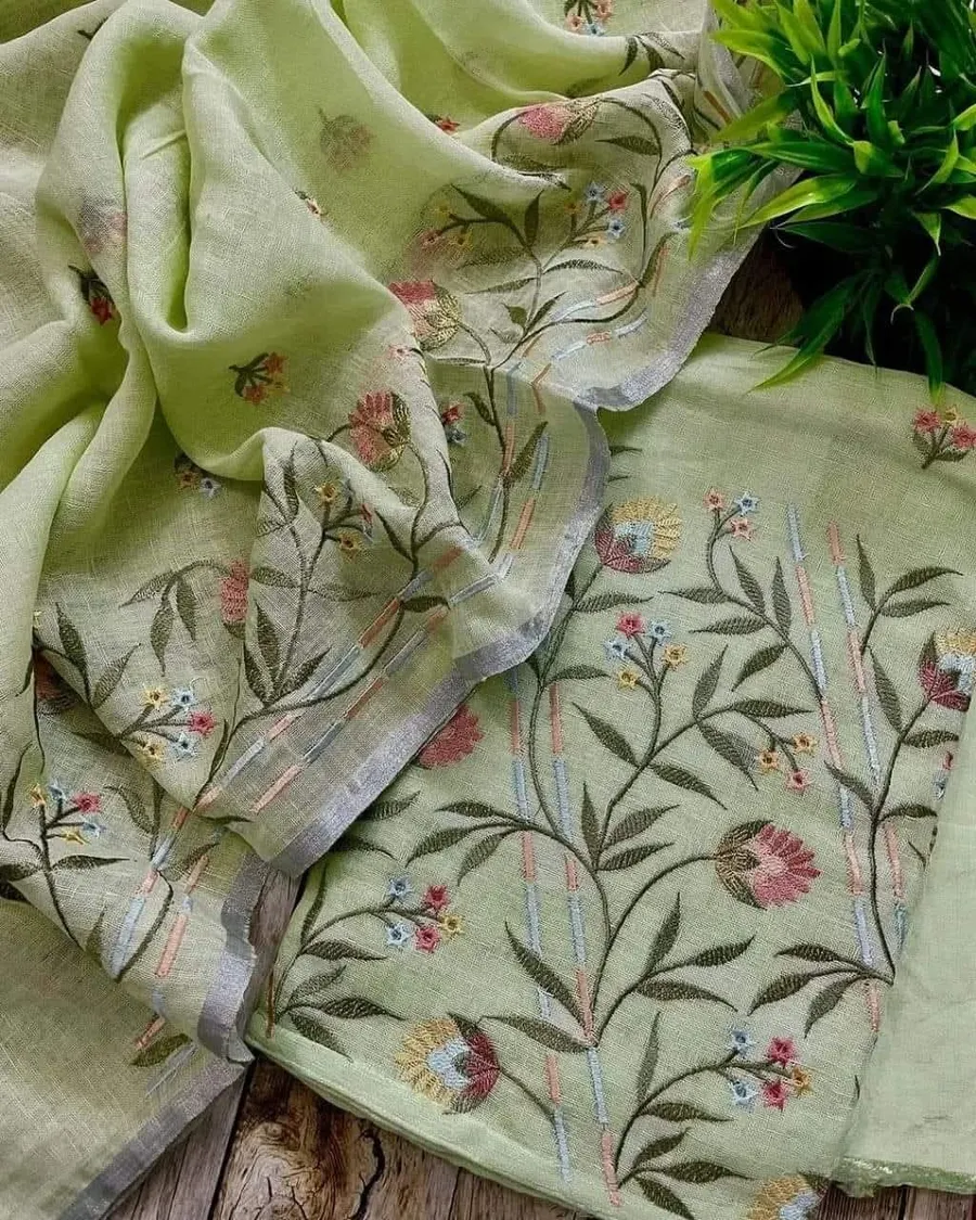 Exclusive Collection – Cotton Linen Dress Materials